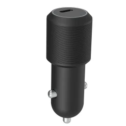 Billader 12/24 V til USB-C, 20 W, svart