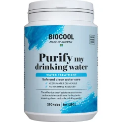 Biocool Purify My Drinking Water vannrensetabletter 250 stk.