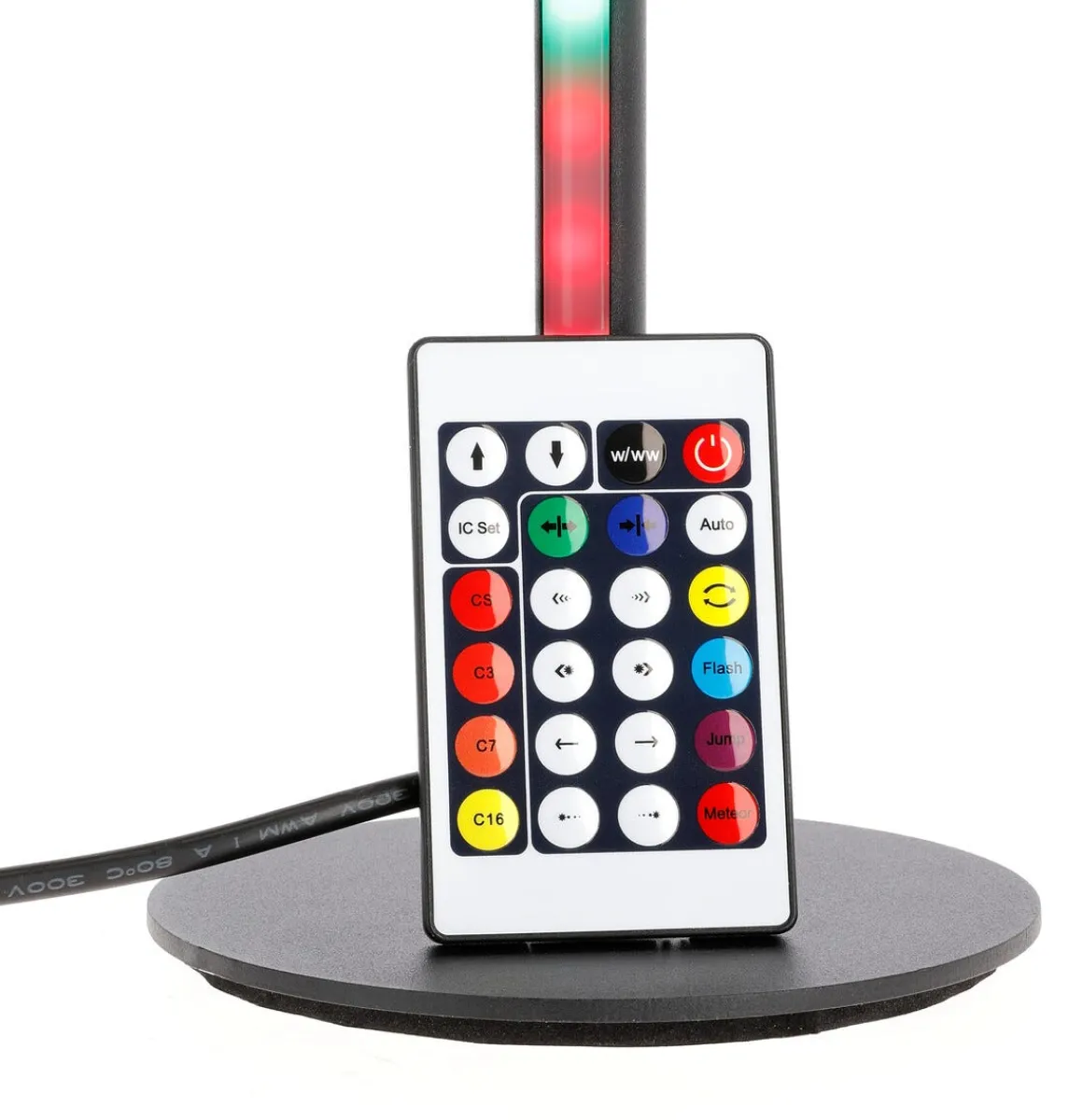 Bordlampe RGB med effektfullt lys og fjernkontroll Cotech