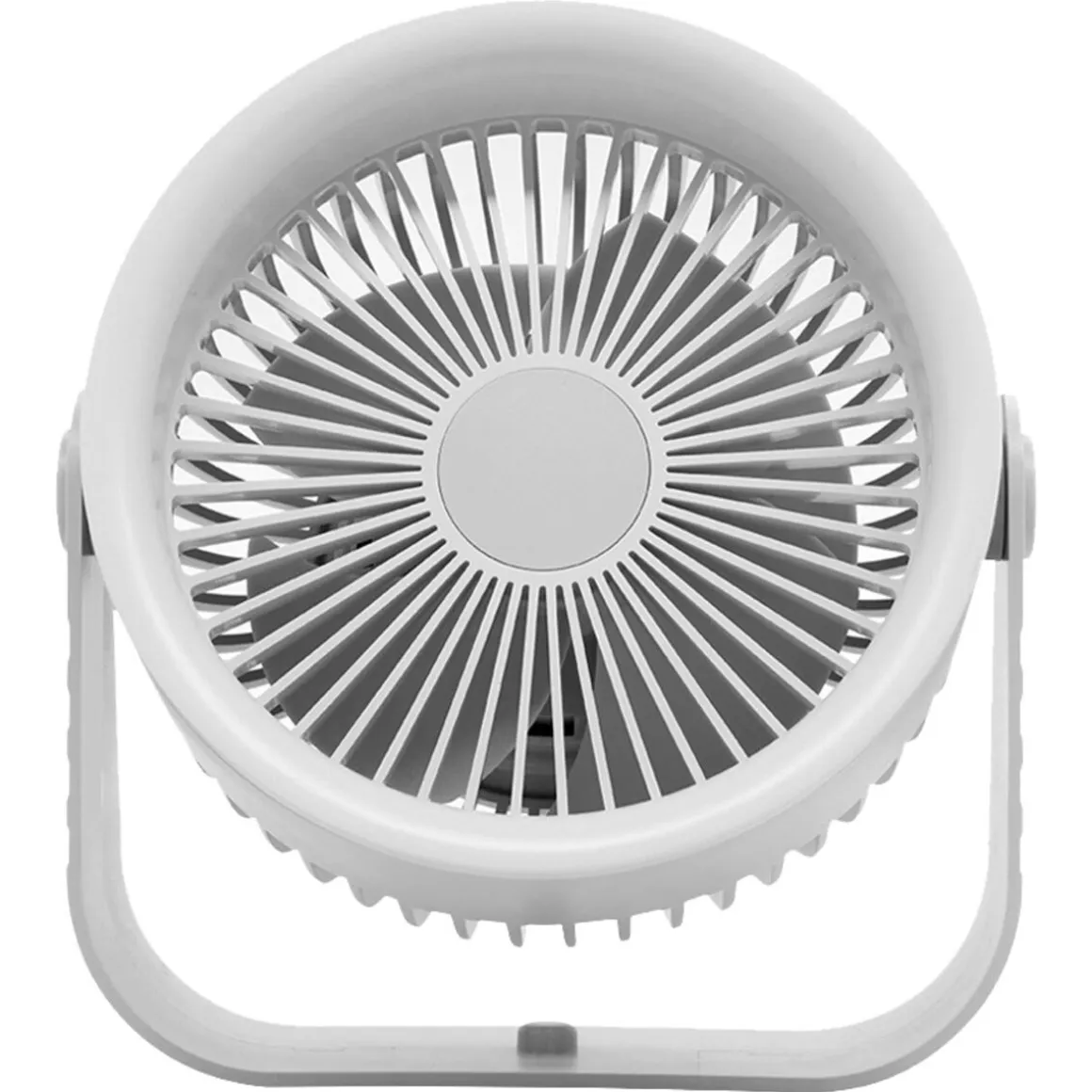 Bordvifte med USB og veggfeste, hvit, 20 cm