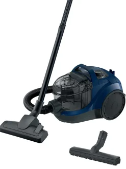 Bosch BGS21X320 poseløs støvsuger med HEPA-filter, marineblå