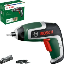 Bosch IXO 7 elektrisk skrutrekker med 10 bits, oppladbar