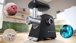 Bosch MFWS682B kjøttkvern, elektrisk, med tilbehør