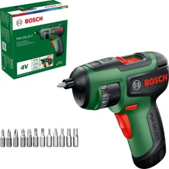 Bosch PSR Select drill 4 V med bits, 1 batteri