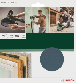 Bosch slipepapir, rondell, 180 mm