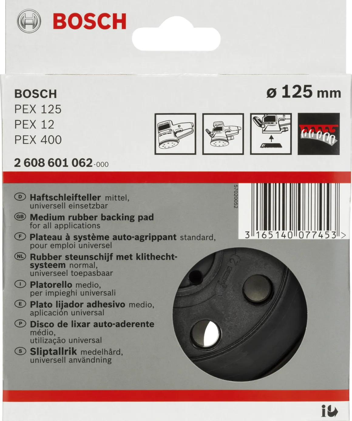 Bosch slipesåle