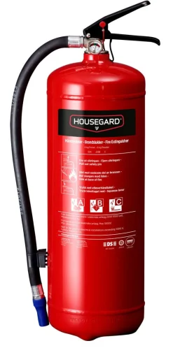 Brannslukningsapparat Housegard 55A, pulver 6 kg, rød