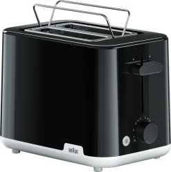 Braun Breakfast 1 brødrister, 2 skiver, svart, HT1010BK