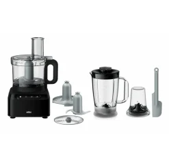 Braun PurEase foodprosessor/blender FP3132BK, svart