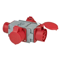 Brennenstuhl 3-veis grenuttak CEE 400V/16A, utendørs