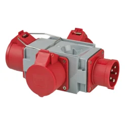 Brennenstuhl 3-veis grenuttak CEE 400V/16A, utendørs