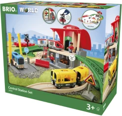Brio Central Station Set 33989 togstasjon, fra 3 år