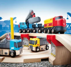 Brio World tog- og veibane, lastesett, fra 3 år
