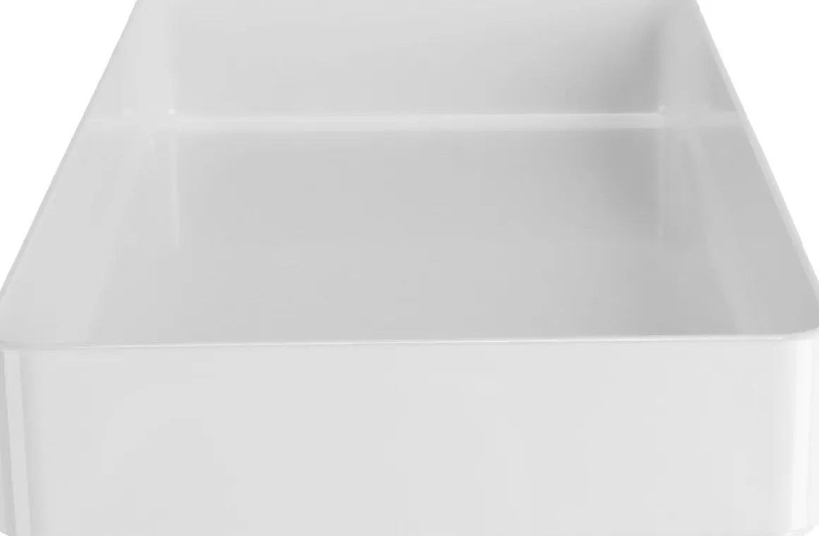 Calm oppbevaringsboks i hvit plast