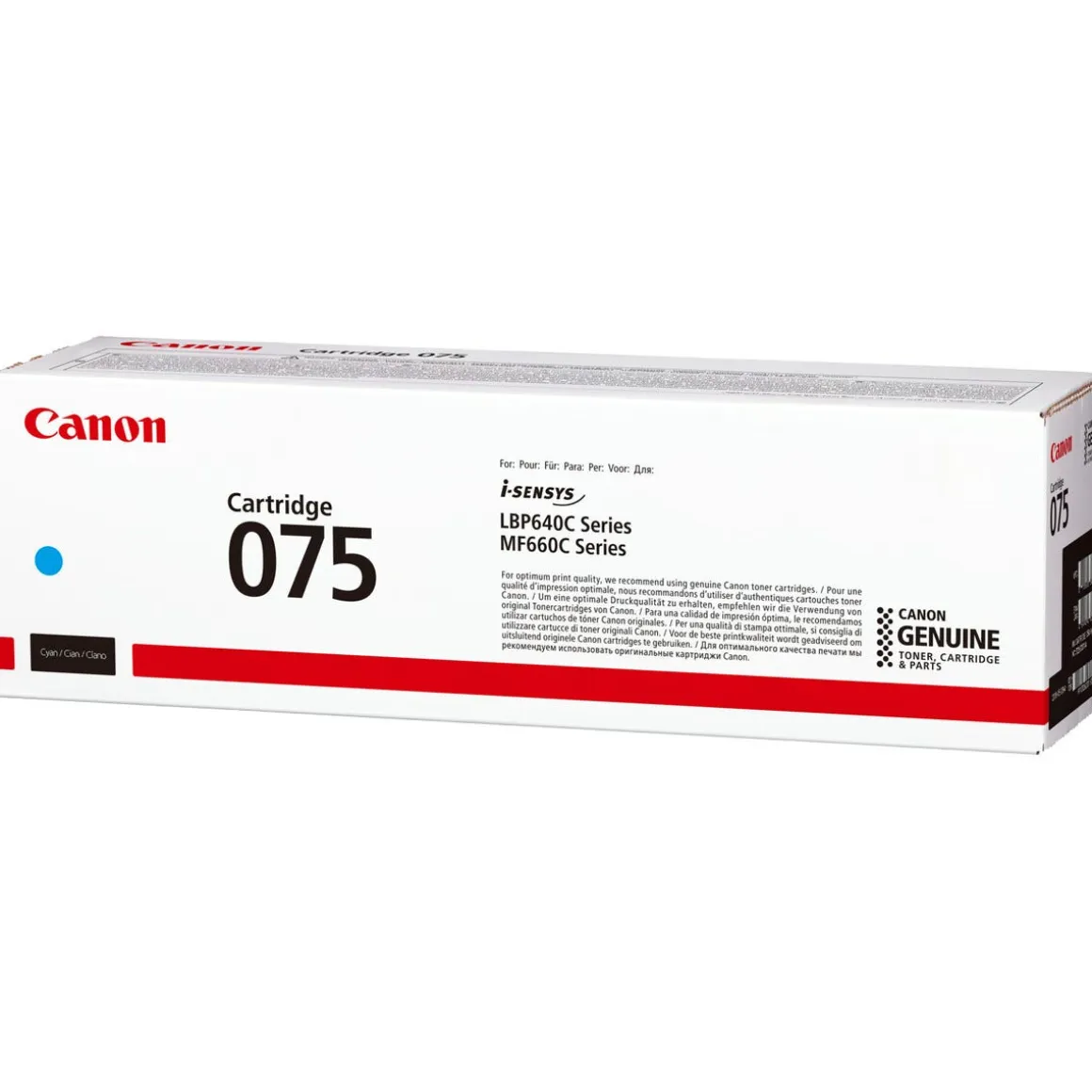 Canon 075 toner original, cyan