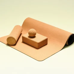 Capere massasjerulle, yogarulle i kork, 10 x 30 cm