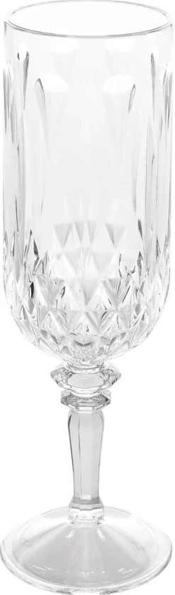 Champagneglass i plast 16 cl, 4-pakning
