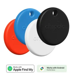 Chipolo POP Bluetooth-sporingsbrikke, Android og iPhone 4-pakning