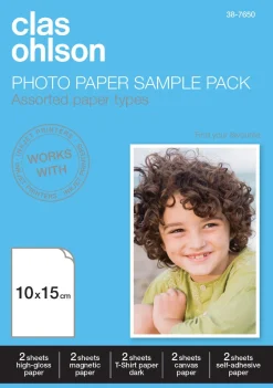 Clas Ohlson pakke med fotopapir