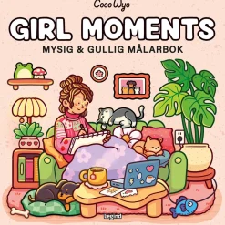 Coco Wyo Girl Moments fargeleggingsbok, fra 13 år