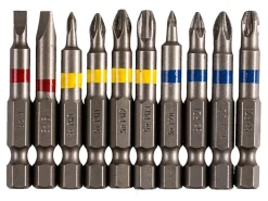 Cocraft 50 mm bitssett, 10 deler