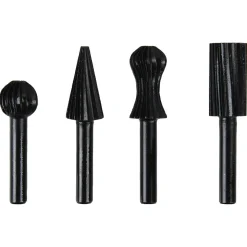 Cocraft filsett roterende, metall, plast og tre, 4 deler