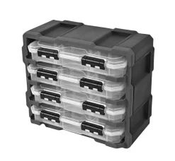 Cocraft FSS oppbevaringsbokser med rack, 4-pakning