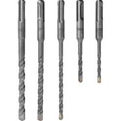 Cocraft hammerborsett SDS-plus, 5, 6, 8 og 10 mm, 5-pakning