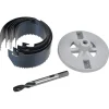 Cocraft hullsagsett 60–95 mm, tre og gips, 5 deler
