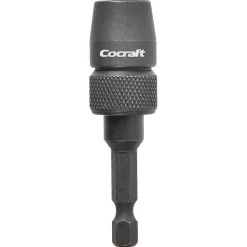 Cocraft Impact bitsholder med hurtigchuck, 1/4 tommer, 65 mm