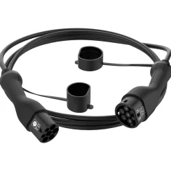 Cocraft ladekabel elbil type 2 til type 2, 3-fase, 5 m