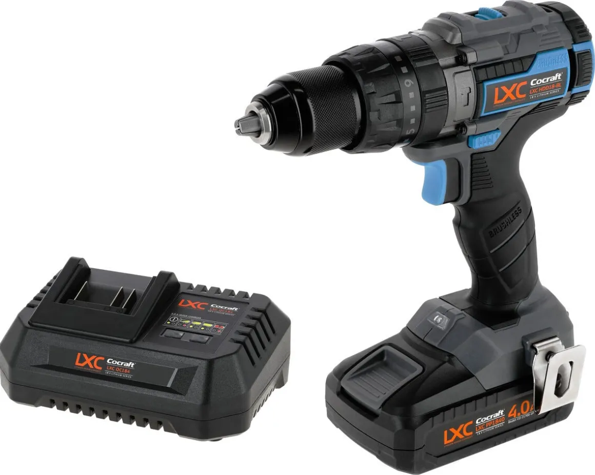 Cocraft LXC drill 18 V med 1 batteri HDD18-BL