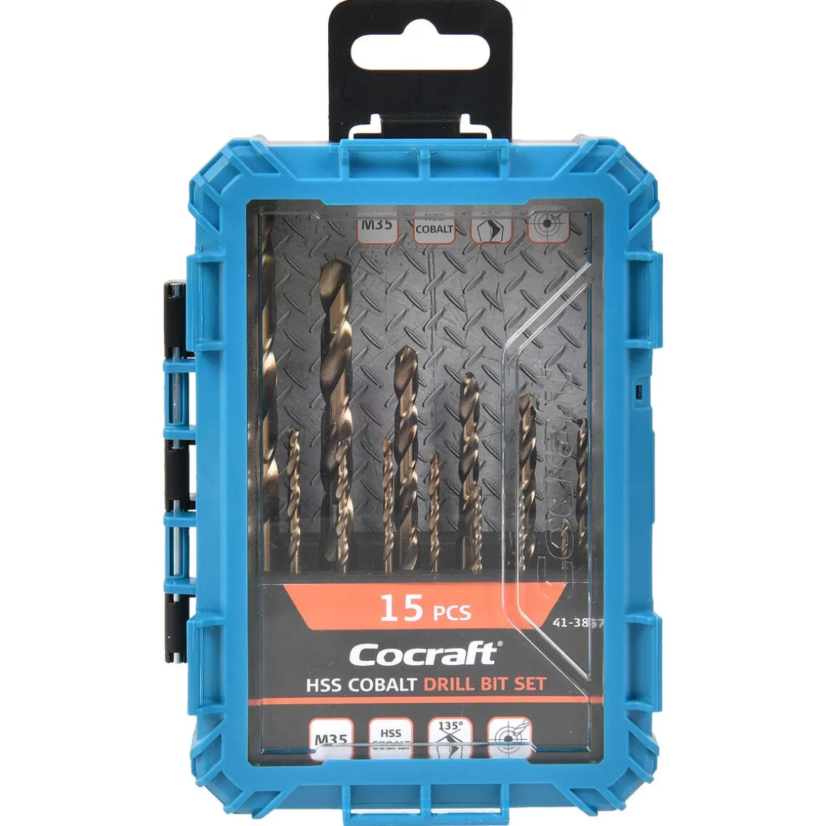 Cocraft metallborsett kobolt 1,5-10 mm, 15 deler