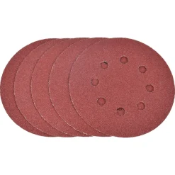 Cocraft sandpapir borrelås, slipeskive 125 mm, 5-pakning