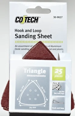 Cocraft sandpapir for slipemaskin, 94x94x94 mm