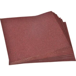 Cocraft sandpapir korning 40–240, 230 x 280 mm, 12-pakning