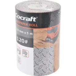 Cocraft sandpapir på rull, 115 mm x 5 meter, 1-pakning