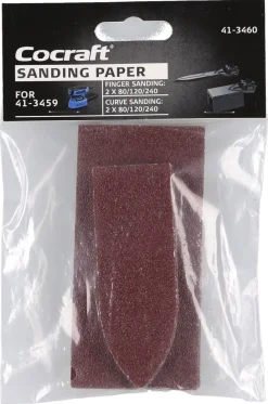 Cocraft sandpapir til slipemaskin HD 180, 12-pakning