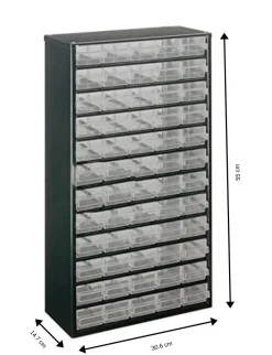 Cocraft sortimentskap, 60 skuffer
