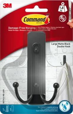 Command selvklebende krok, bad dobbel, large, 1,8 kg