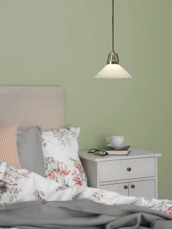 Cottex skomakerlampe med munnblåst glass, 20 cm