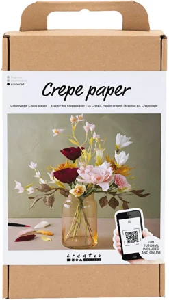 Creativ Company DIY Kit for kreppapir, blomsterbukett