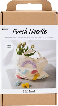Creativ Company DIY Kit Punch Needle tekstilnett