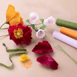 Creativ Company DIY startsett for kreppapir, blomster