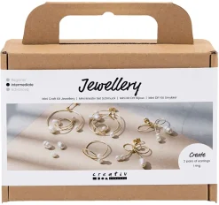 Creativ Company Mini DIY Kit smykker, øredobber og ring