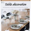 Creativ Company DIY Kit borddekorasjon, natur, nybegynner