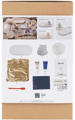 Creativ Company DIY Kit Resin, støp lysestaker og brett