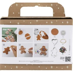 Creativ Company DIY-sett modellmasse julepynt, fra 6 år