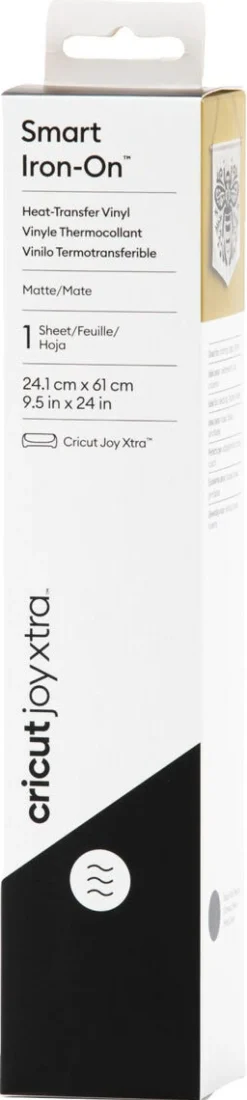 Cricut Smart Iron-On Joy Xtra vinyl til tekstiloverføring, 24,1 × 61 cm