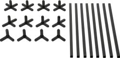 Cube metallhylle påbyggingssett